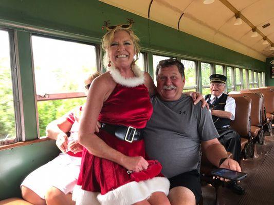 Surprise on a train!