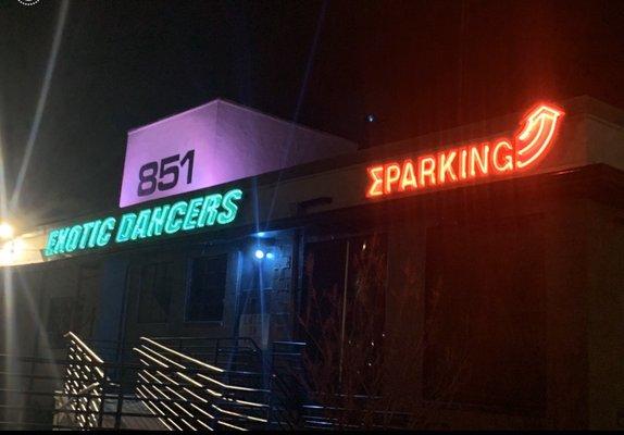 Out Front of the Club