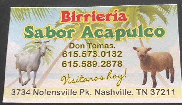 Birrieria Sabor Acapulco