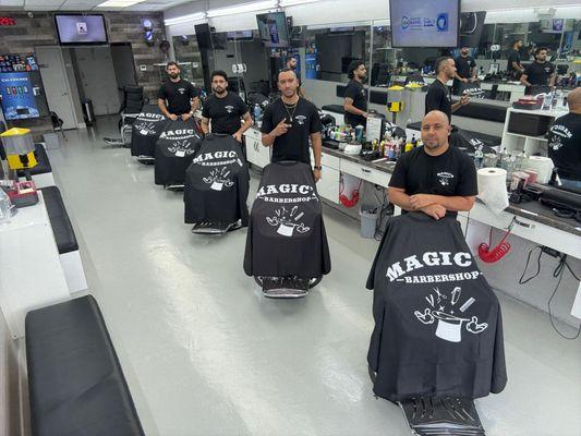 If you want a haircut that actually gets compliments, this is the spot. Highly recommend Magic's Barbershop!