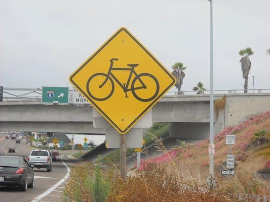 Sports Arena Blvd Bridge Bike Crossing