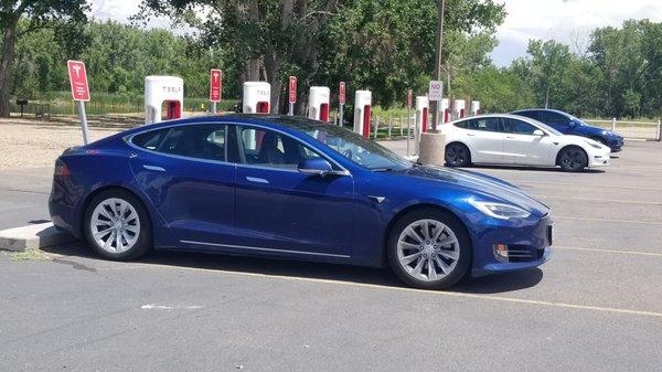 Superchargers at Ogallala.