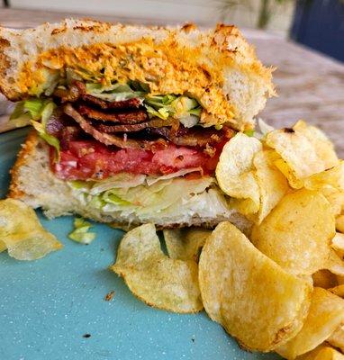 Classic BLT with pimento cheese