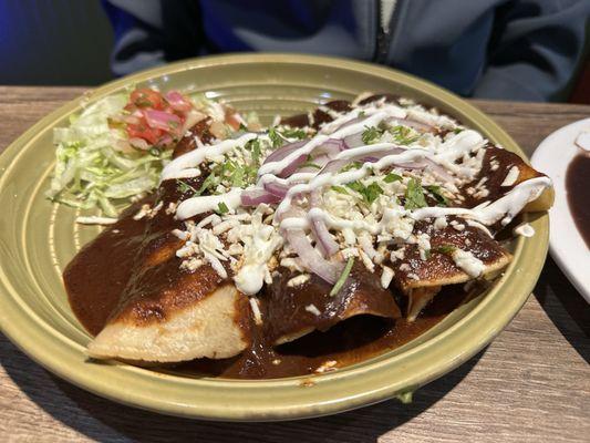 Mole Enchiladas