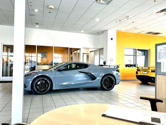 The view from the desk were were held hostage at.