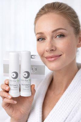 Skin for Life Retinol 1 and Retinol 2 available at dianeshad.com