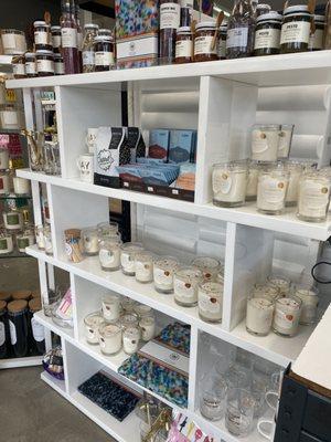 Next to cashier area