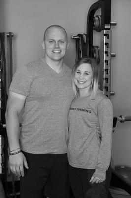 Owners Justin & Kelsey Wimberly.