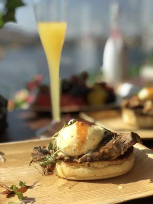Kalua Pig Egg Benedict