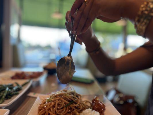 Chow Mein with vegetables