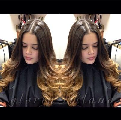 This is the ombré she did for me a while back...