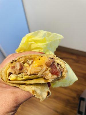 Bacon Breakfast Burrito
