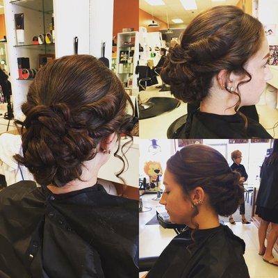 Updo done by Brandi