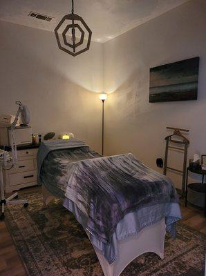 Beautiful location, professional services and comparable with large city med spa and massage.  Amber with Bella Aesthetics is also a nurse.