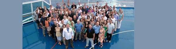 staff on a cruise