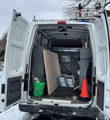 H&H's cargo van can handle any materials for any job.