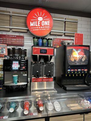 Coffee Station - they have the Extra Caffeine one in addition to the Dark European Roast