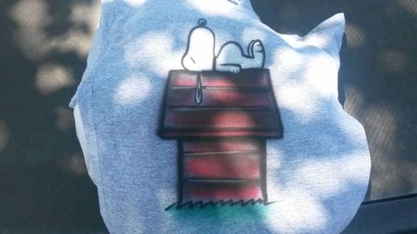 My tight A** Snoopy shirt