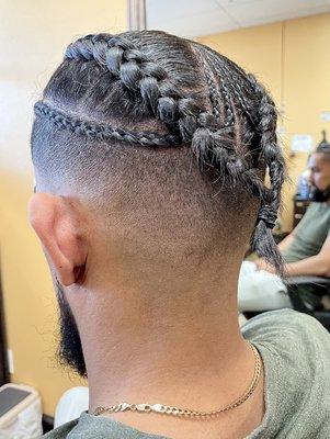 Mid skin fade