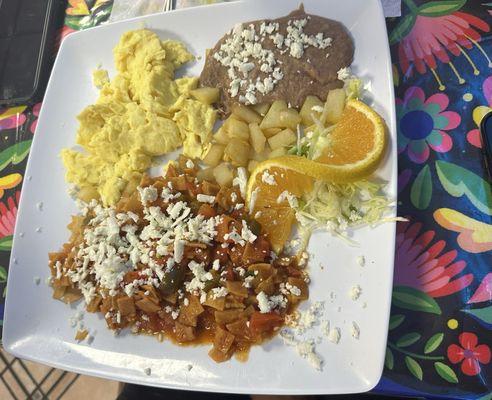 Chilaquiles rojos