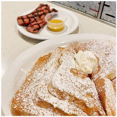 French Toast with Smoked Sausage
