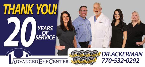 We appreciate our tenured staff. Gayla, Kevin, Dr. Ackerman, Jenny and Michelle!