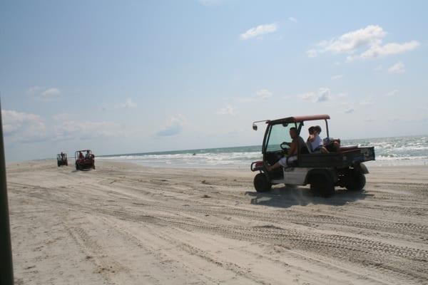 This is on Portsmouth Island...it is usually just you and your Guide. Lots of fun!