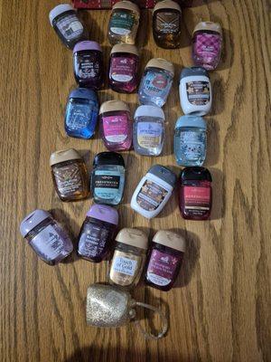 Christmas gifts $1 Mini Hand Sanitizers...Oh My goodness what a Sale back on 11/9/2025 to order online and Sister picked up My Bag