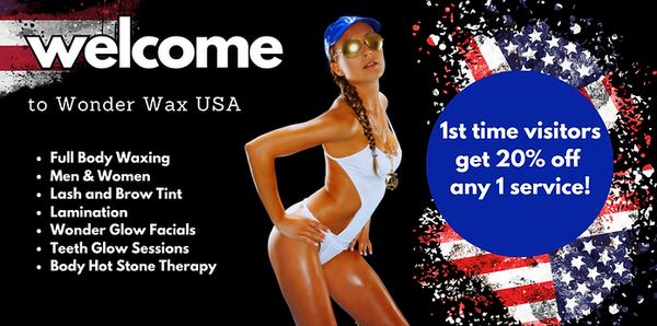 20% off for 1st time waxing in Tempe at Wonder Wax USA