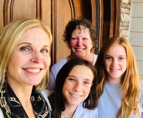 Twins getting ready in 10th grade