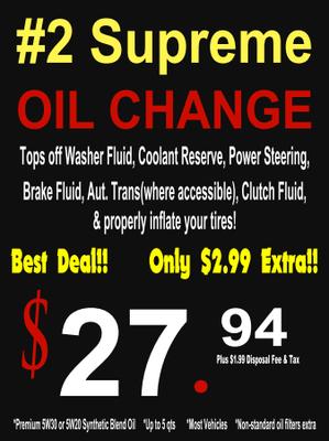 Quicky Discount Oil Change
