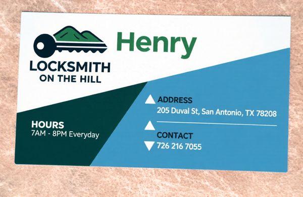 Locksmith On The Hill