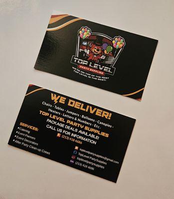 Top Level Party Supplies