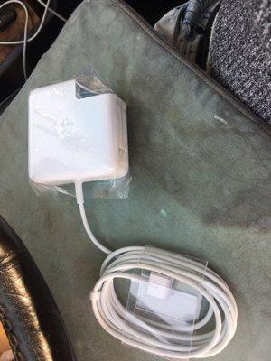 new macbook charger adapter thanks to KIS