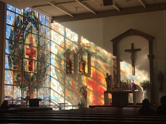 Stained glass window