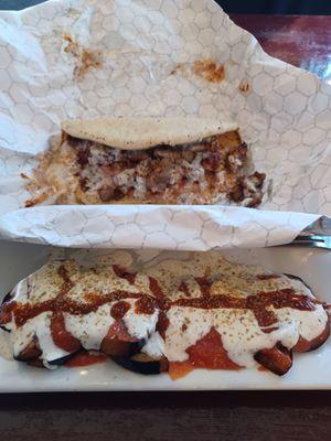 Lamb wrap with eggplants & soda, $10.20 (tax included).