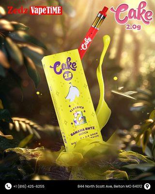 "Sweeten your vape game with Cake 2.0 Vape Pen at Zedz Vapetime Belton!
.
.
.
#Cake2_0 #VapePen #VapeLife #Belton #ZedzVapetime #VapeOn