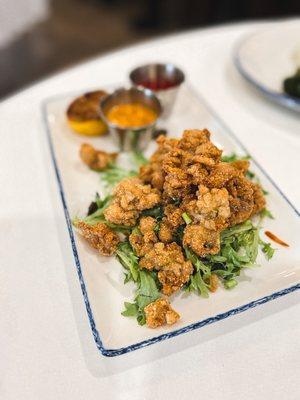 Fried Oysters Appetizer