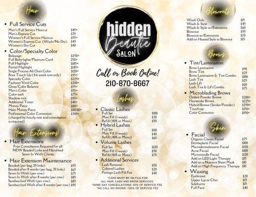 Hidden Beautie Salon