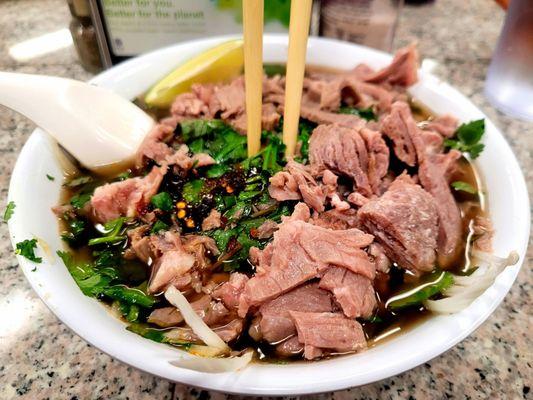 Brisket pho.