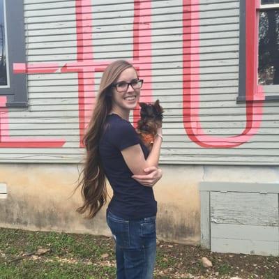 My hair prior to the big chop