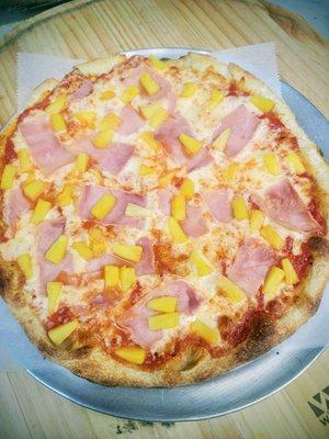 Hawaiian personal pizza