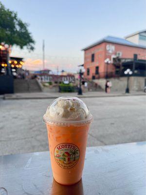 Creamsicle Italian cream soda