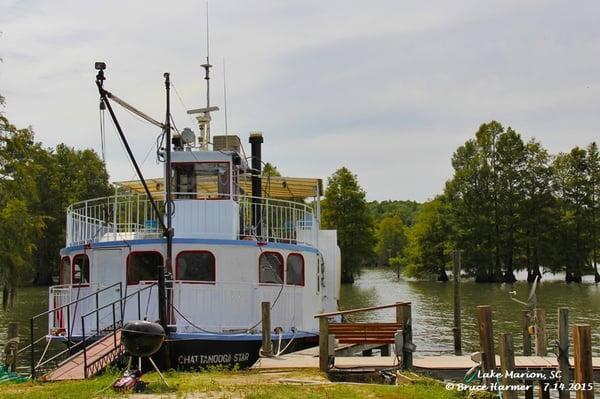 The Chattanooga Star. An actual paddle wheeler being restored.