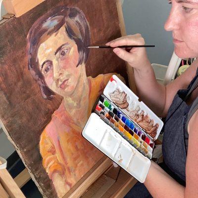 Treatment:
JMAC specializes in the conservation treatment of modern and contemporary paintings.