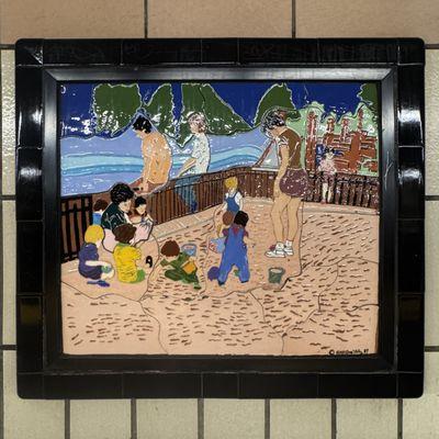 86th St Bway Subway Station (1) - Ana Velez, part of "Westside Stories" 1989