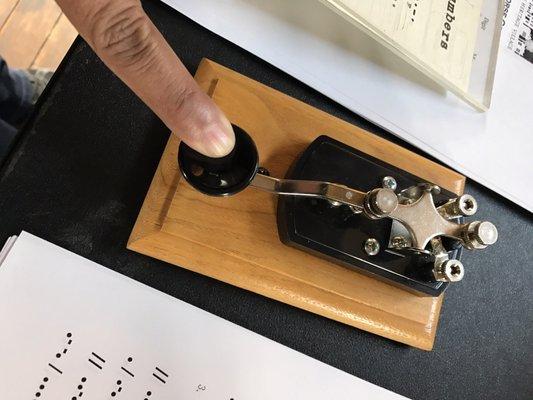 A lesson in Morse code