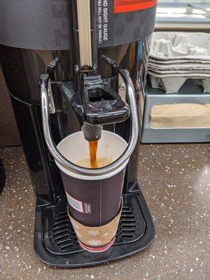 Coffee for a long slow drive.