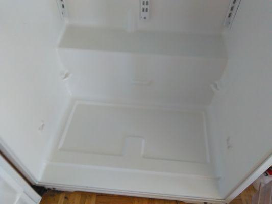 Inside clean refrigerator