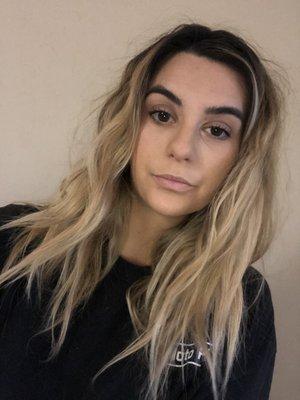 When Danielle and I decided that it would be more fun to add more blonde to my balayage :)